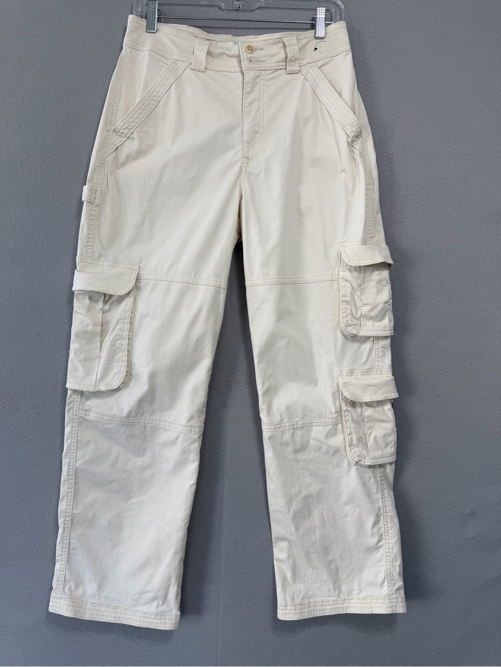 Abercrombie & Fitch Cargo Pants s27/4 Women’s Beige Curve Love Carpenter